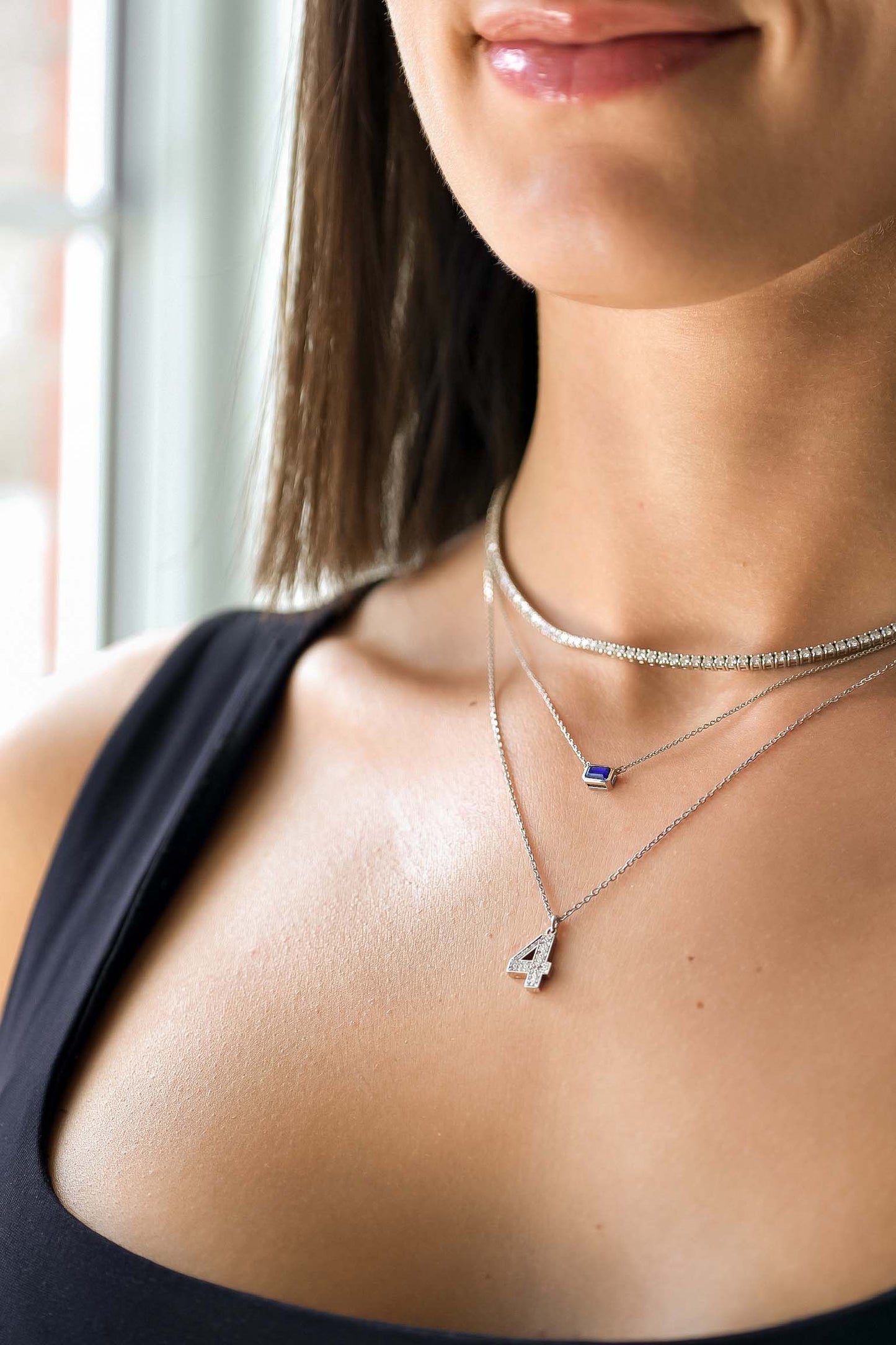 Blue Sapphire Necklace (Ready-to-Ship)