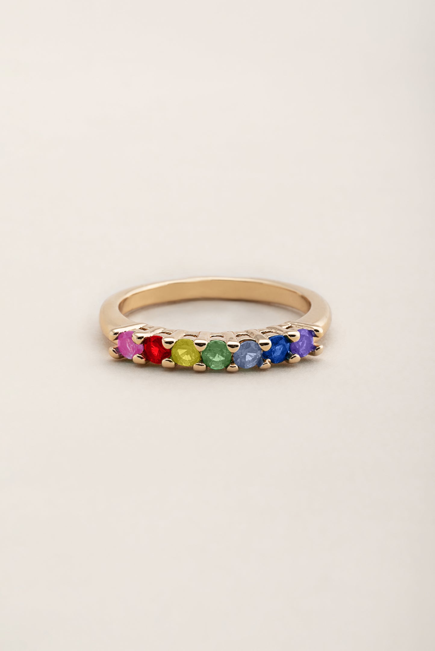 7 Birthstones Ring