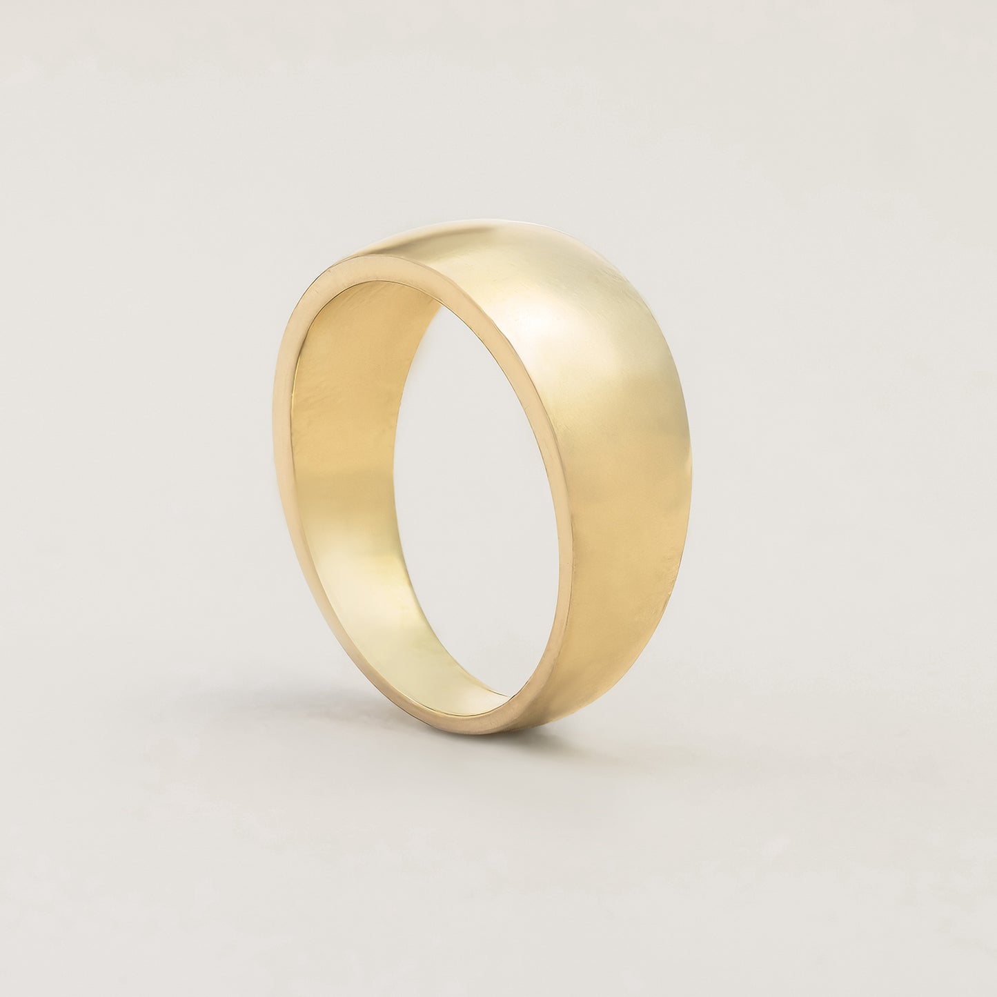 Wide Wedding Band 8mm Comfort Fit