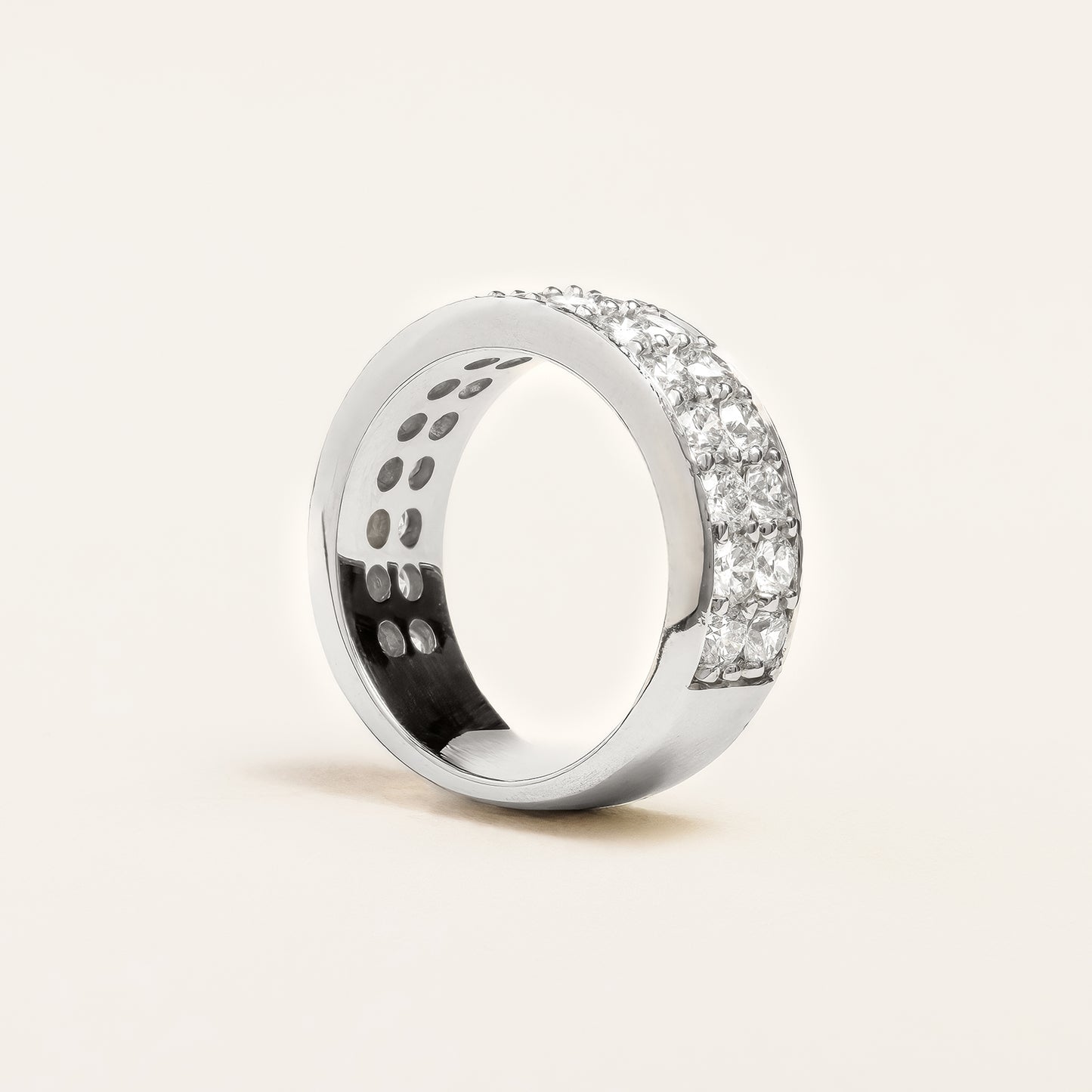 Double Row Eternity Band