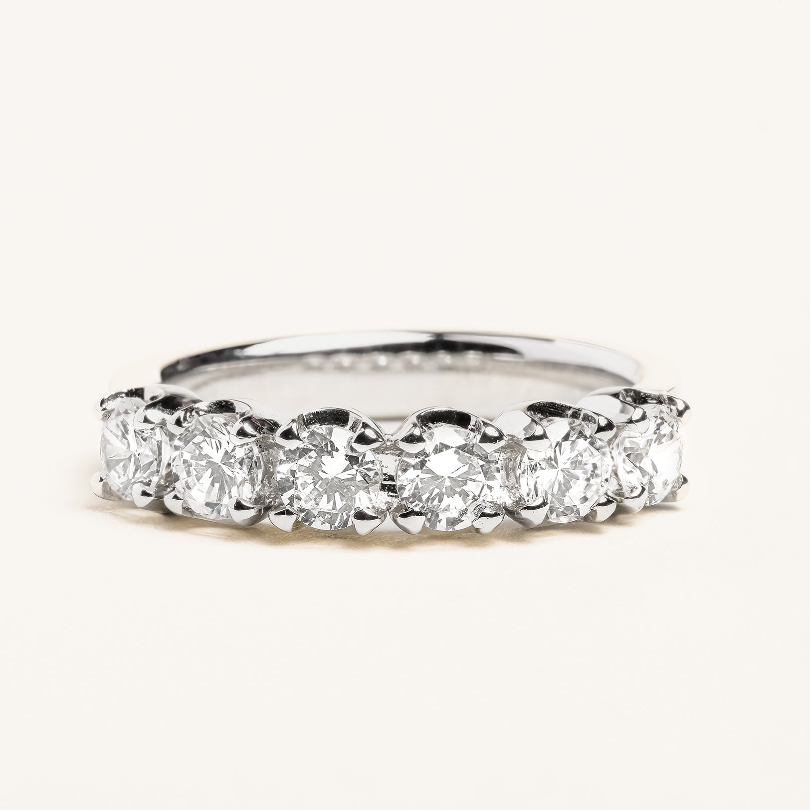 Semi hot sale eternity band