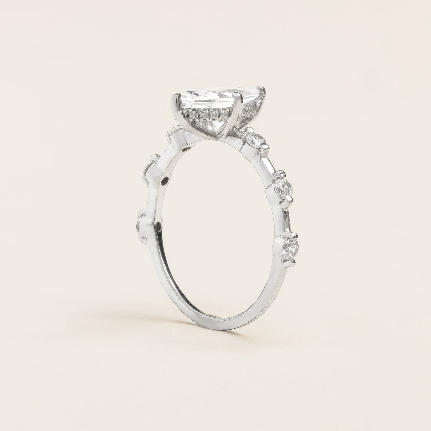 Marquise Diamond Engagement Ring