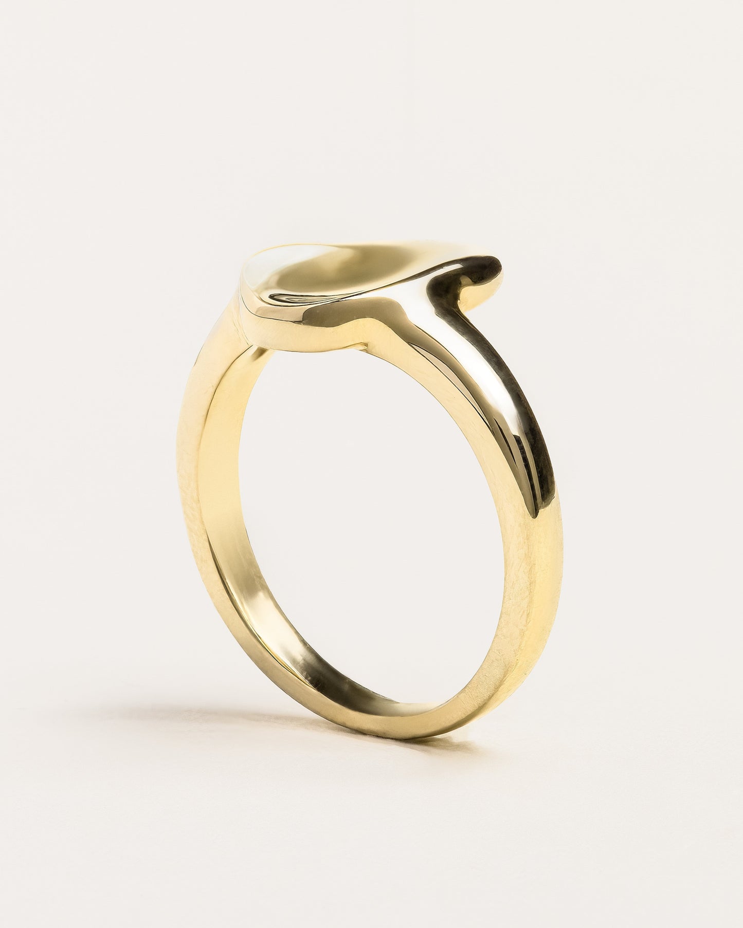 Oval Gold Signet Ring
