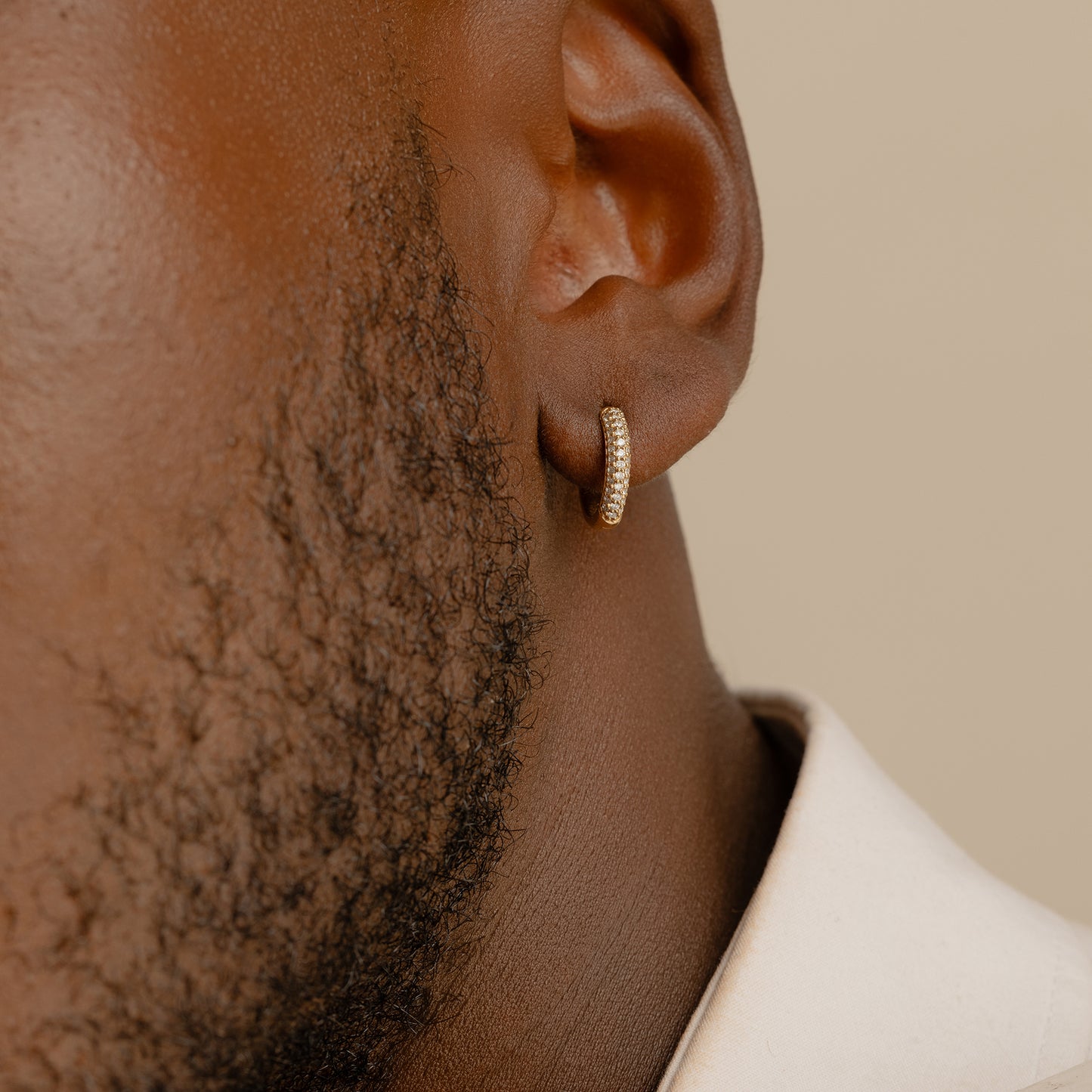 Pavé Chubby Hoops