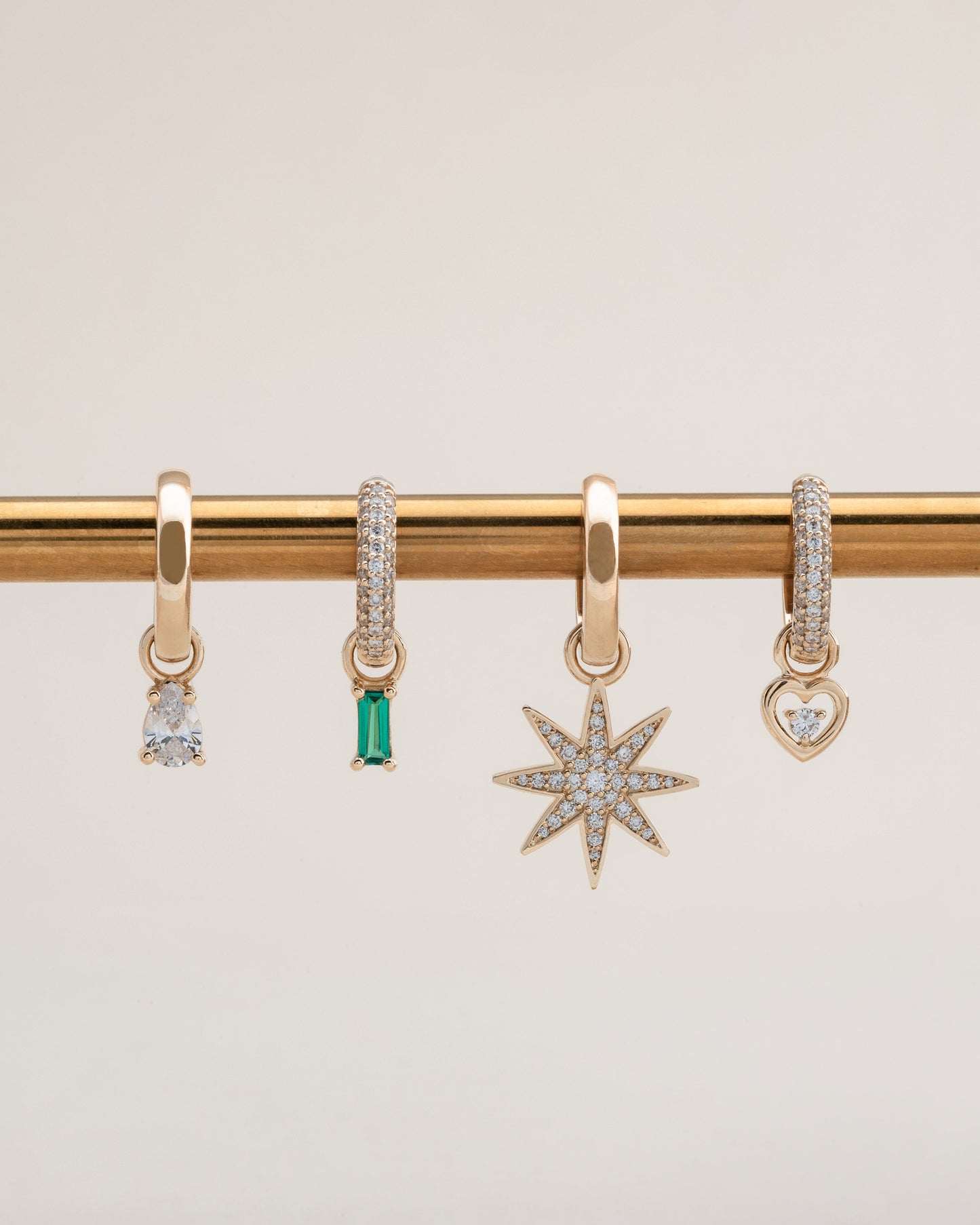 Star Charm for Hoops