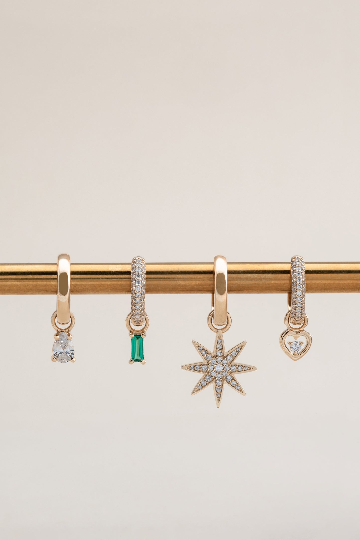 Star Charm for Hoops