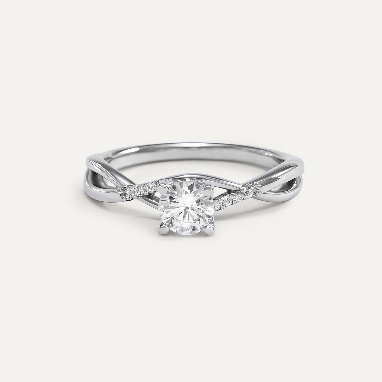 Twist Engagement Ring