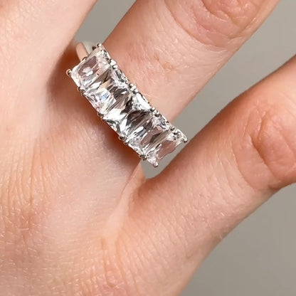Lab-created 5 Stone Diamond Ring
