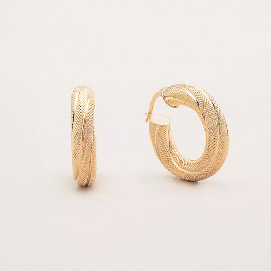 27mm Gold Bold Hoops