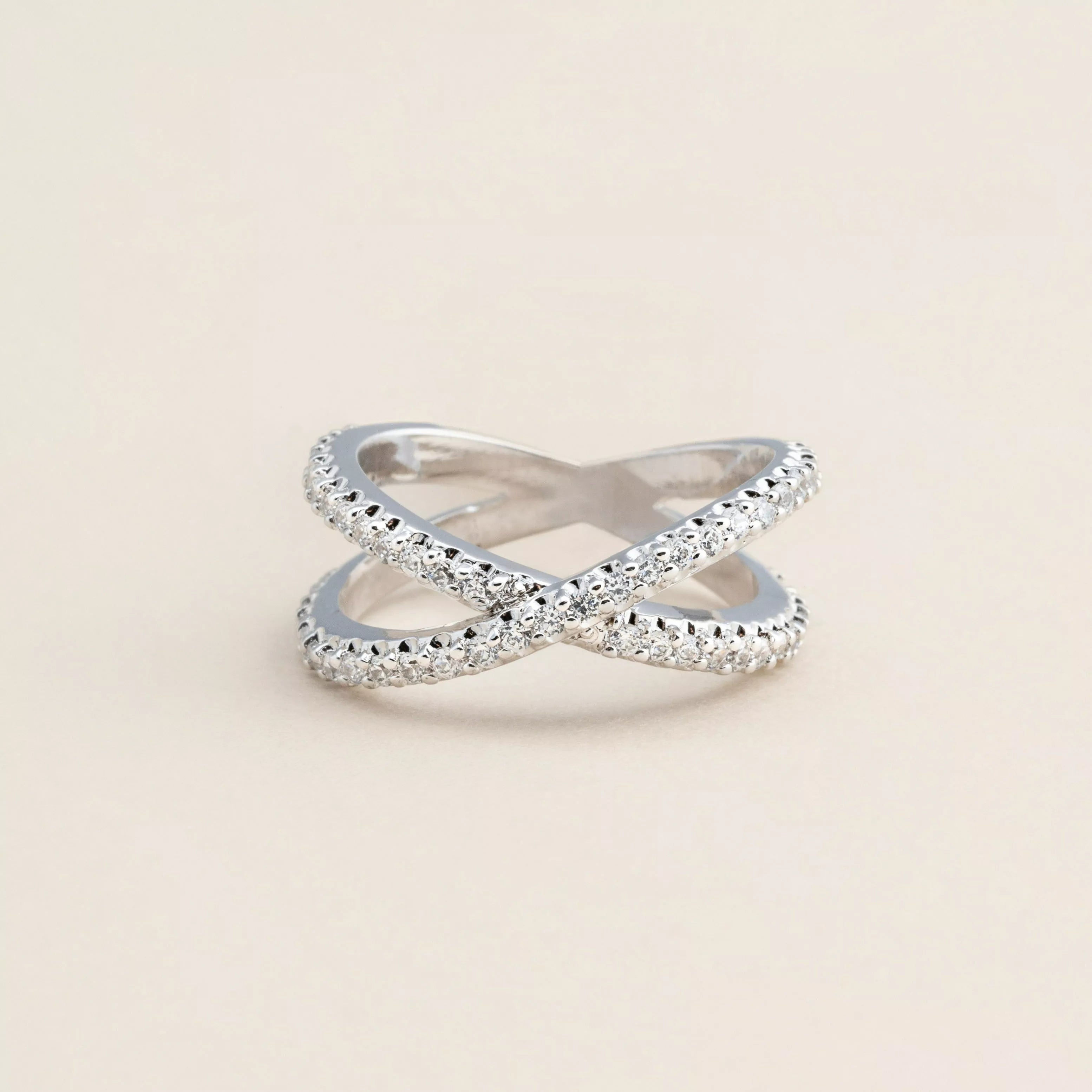 Criss Cross Diamond Ring Proud Diamond