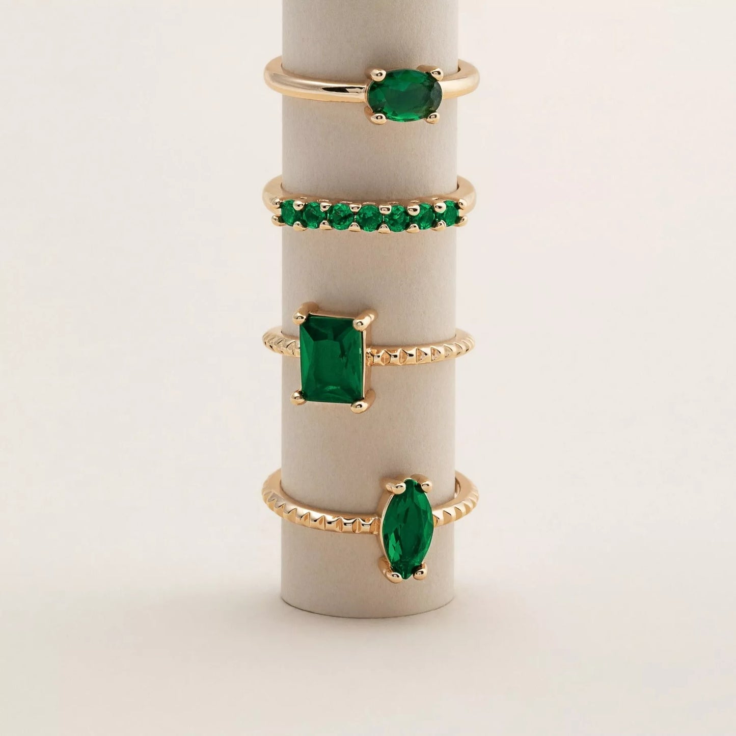 Marquise Cut Emerald Ring