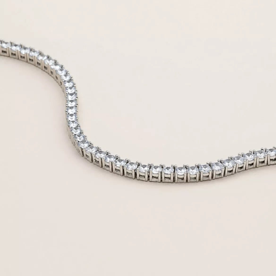 Diamond Tennis Necklace (Ready-to-ship)