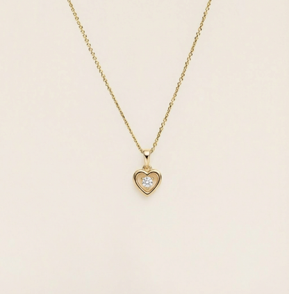 One Love Heart Necklace (Ready-to-ship)