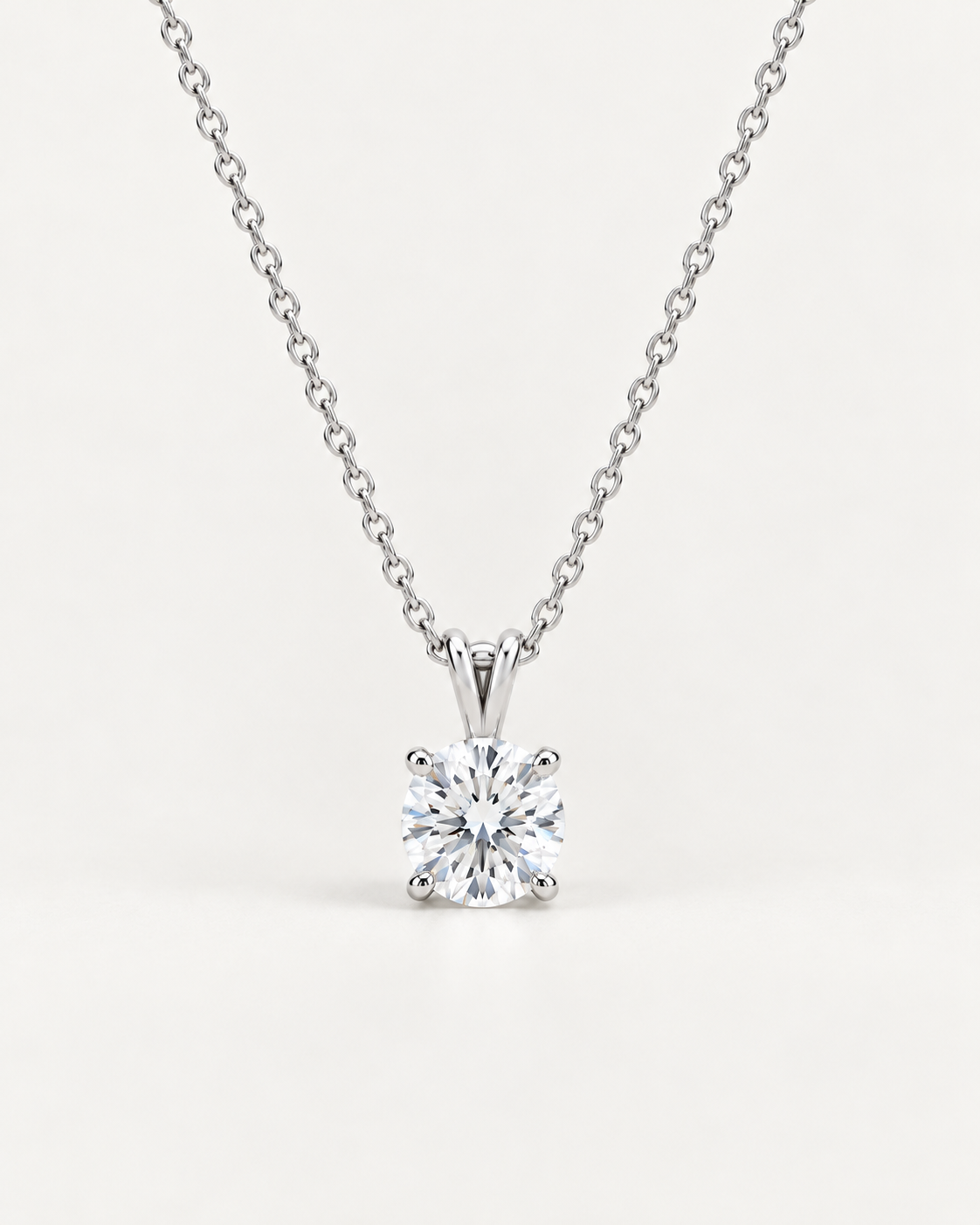 Solitaire Diamond Necklace