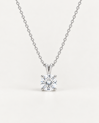 Solitaire Diamond Necklace