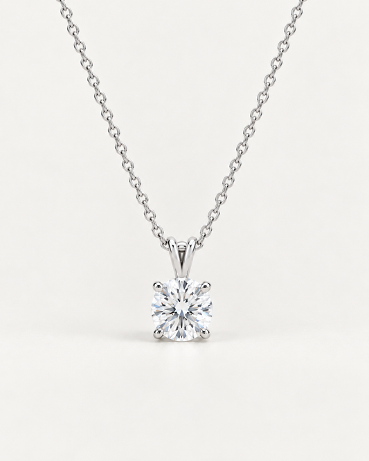 Solitaire Diamond Necklace