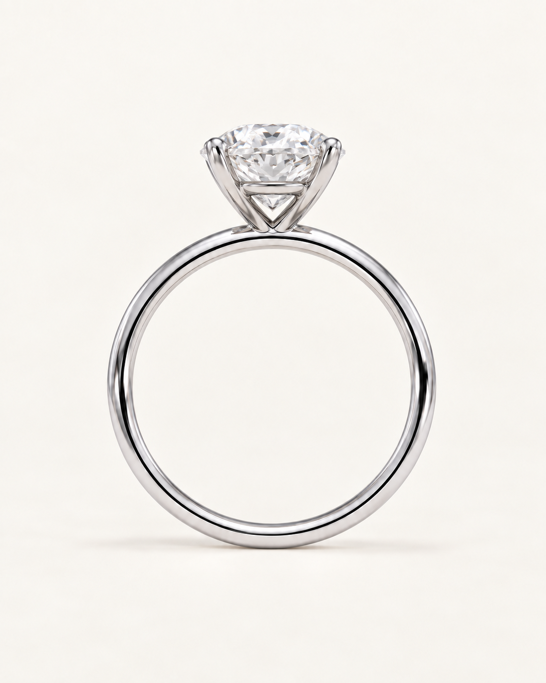 Round Diamond Solitaire Engagement Ring