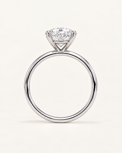 Round Diamond Solitaire Engagement Ring