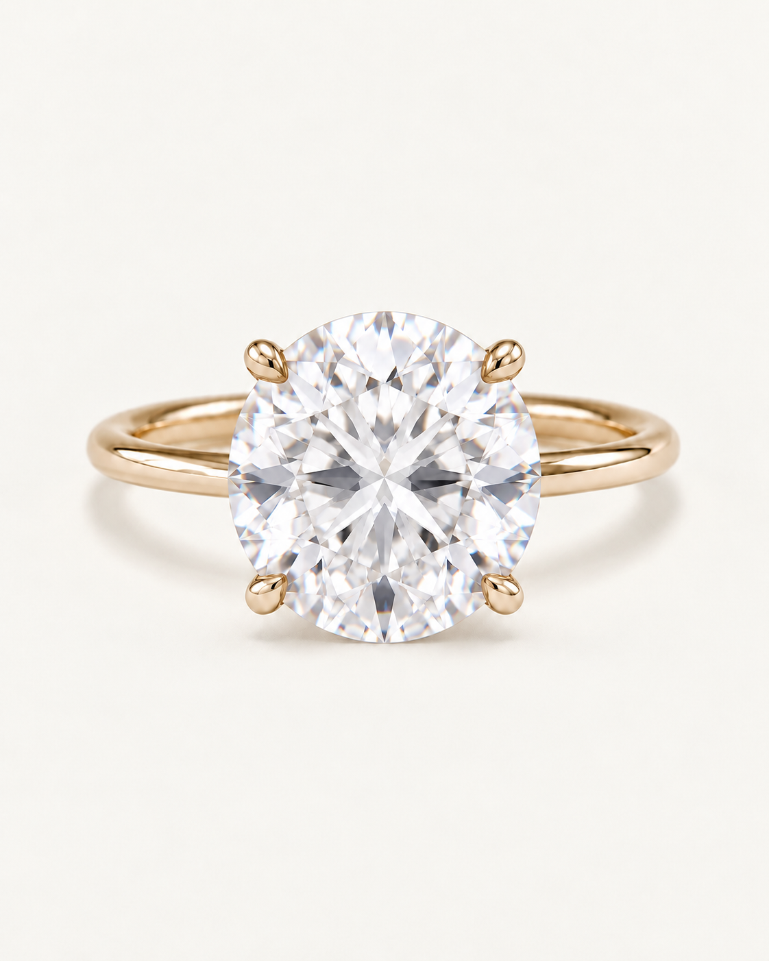 Round Diamond Solitaire Engagement Ring
