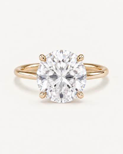 Round Diamond Solitaire Engagement Ring