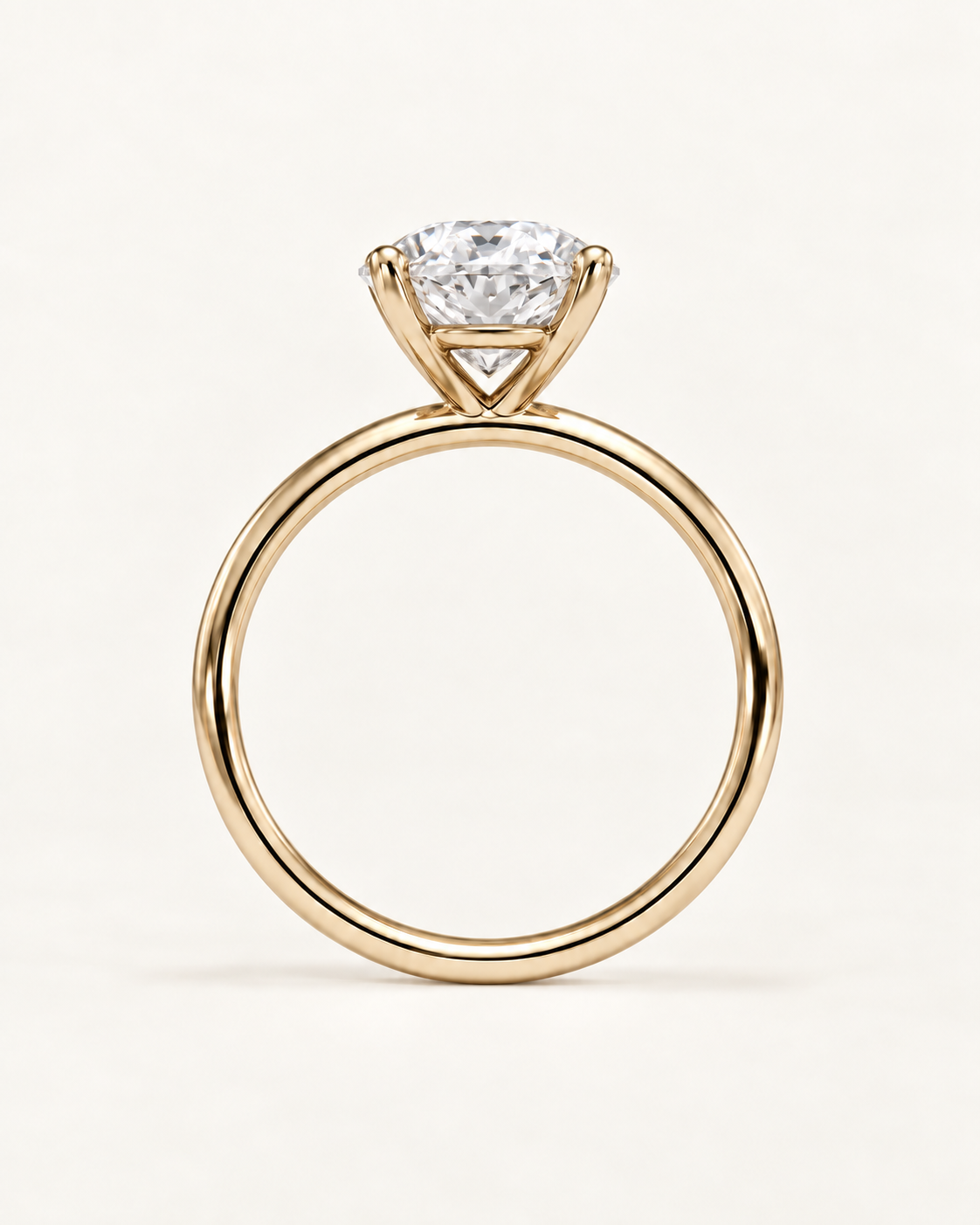 Round Diamond Solitaire Engagement Ring
