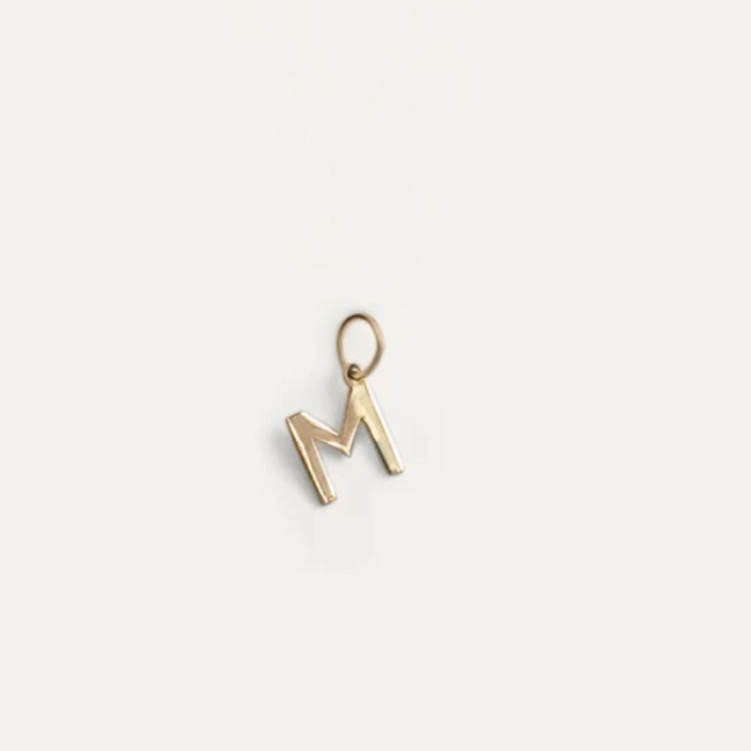 Initial letter charm