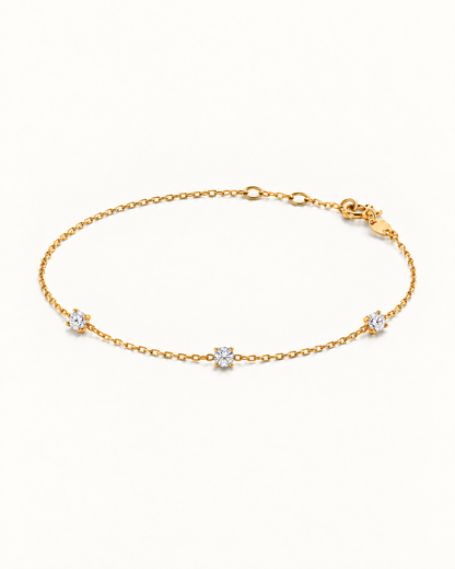 Birthstone Personalized Station Bracelet
