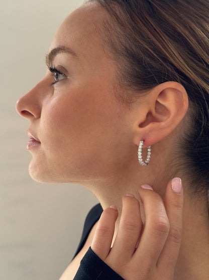 Eternity large hoops