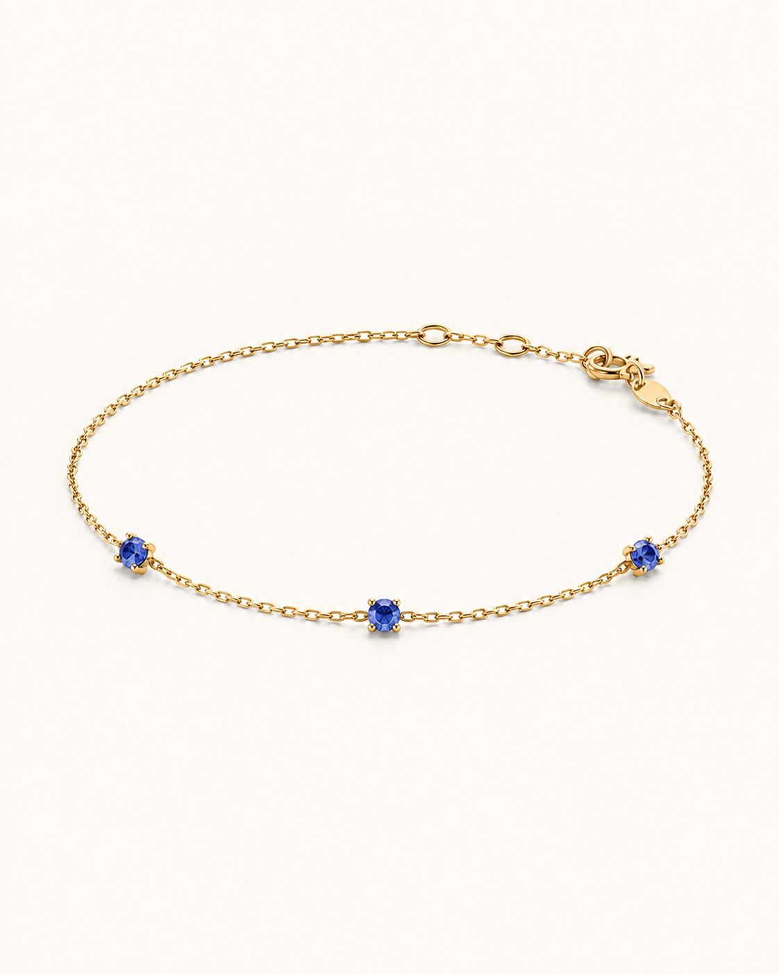 Birthstone Personalized Station Bracelet