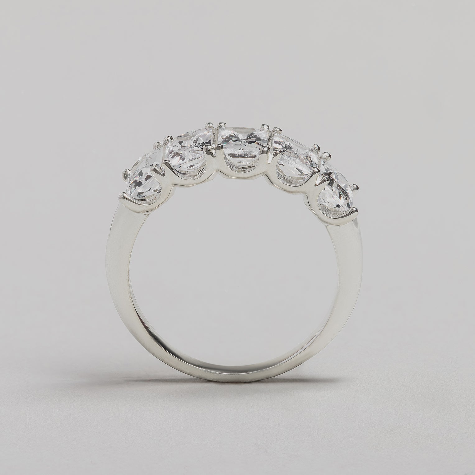 Lab-grown 5-Stone Diamond Ring