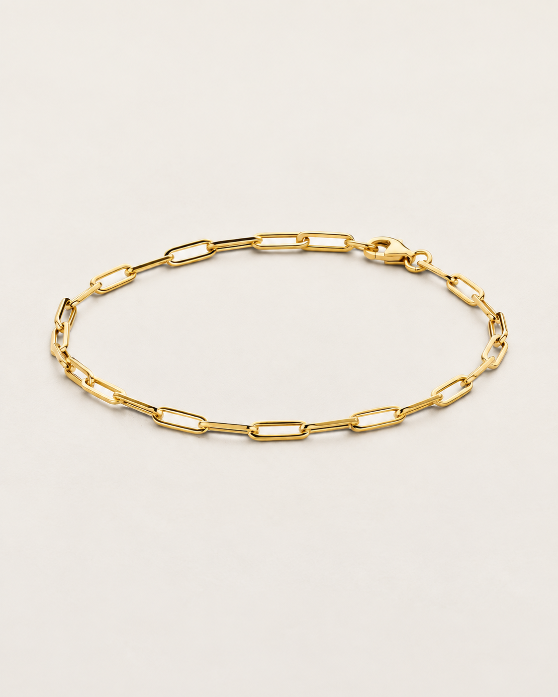 Bracelet Elegant Boxlink en or jaune 14K