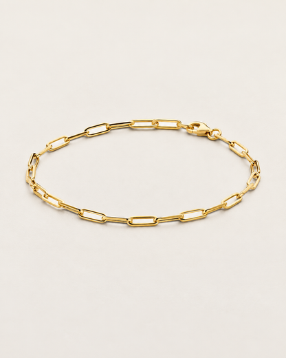 Bracelet Elegant Boxlink en or jaune 14K