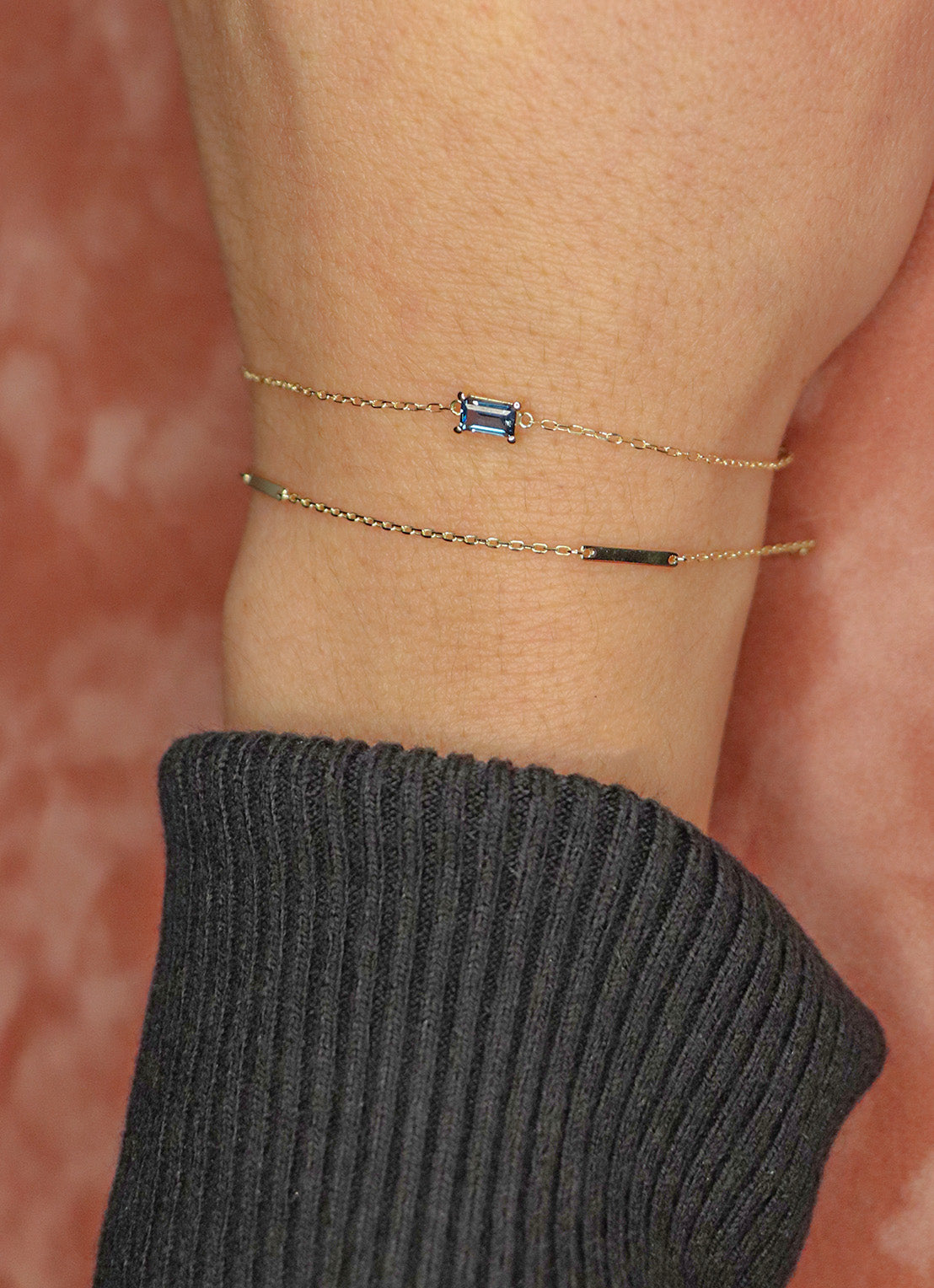 Jackie Amsterdam Medina Topaz bracelet worn on wrist