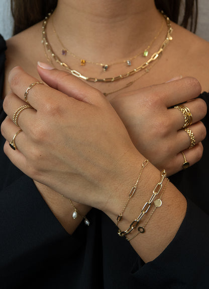 Jackie Amsterdam Las Ramblas bracelet worn on wrist
