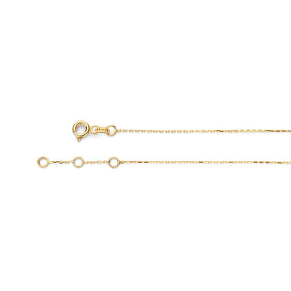 Jackie Amsterdam Double Bubble Bracelet in 14K Yellow Gold detail view