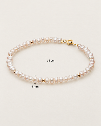 Pearl Potion Bracelet in 14K Yellow Gold