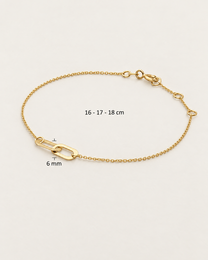 Bracelet Cannaregio en or jaune 14K
