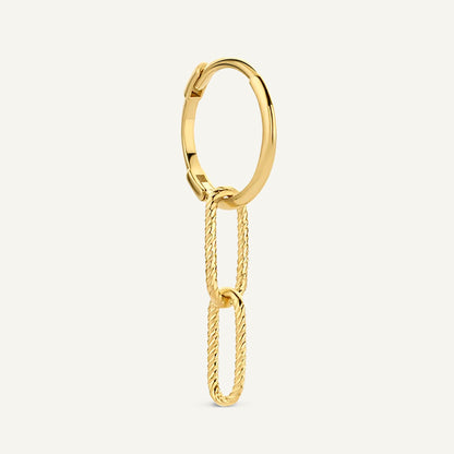 Jackie Amsterdam Double Link Ear Charm in 14K Yellow Gold