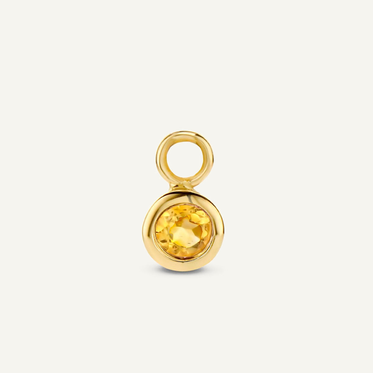 Jackie Amsterdam Citrine Ear Charm in 14K Yellow Gold
