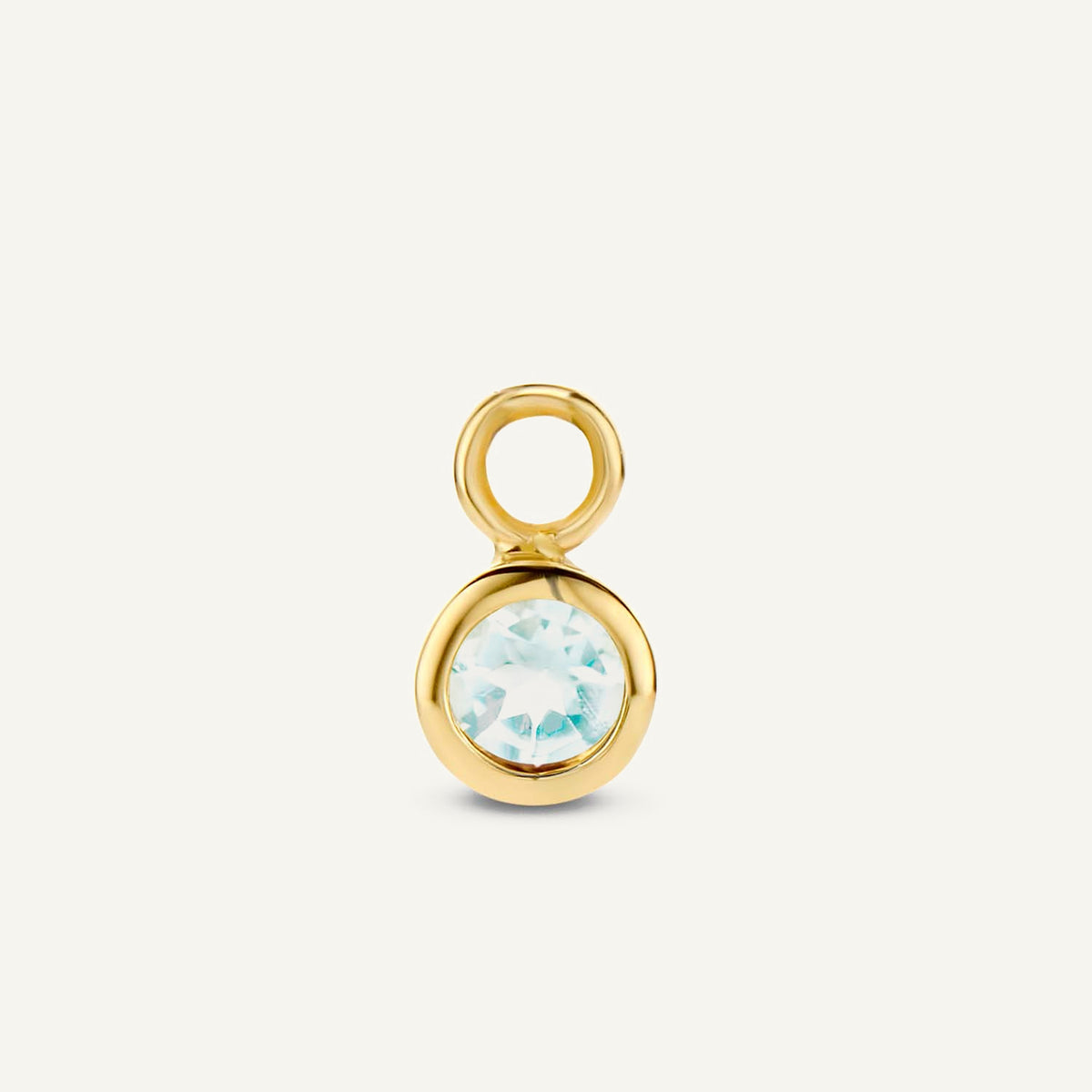 Jackie Amsterdam Blue Topaz Ear Charm in 14K Yellow Gold