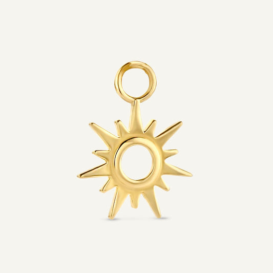 Sun Ear Charm in 14K Yellow Gold