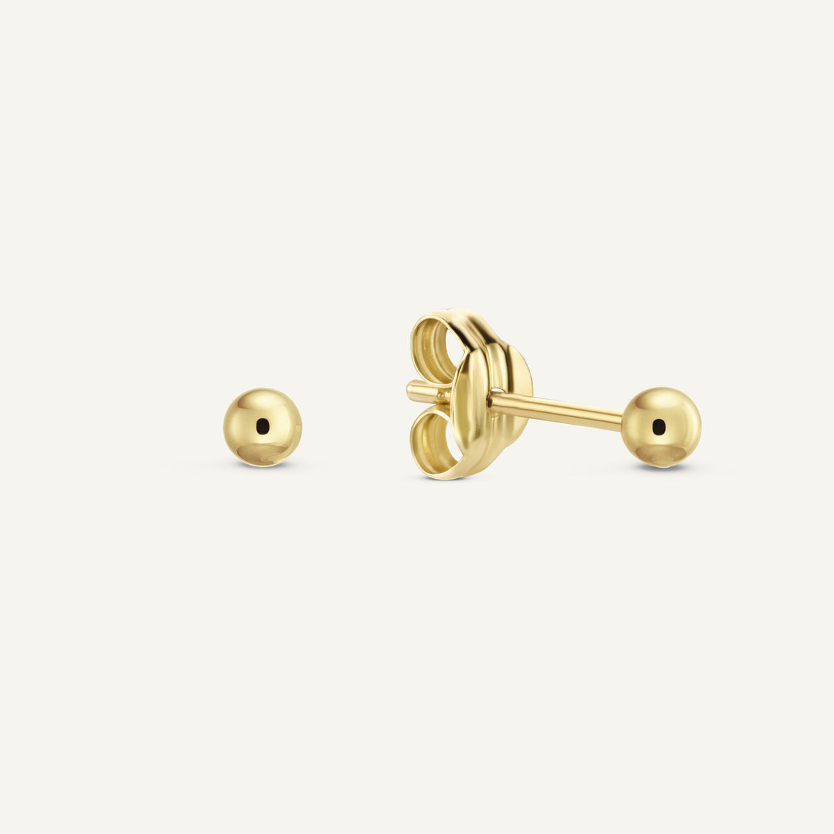 Jackie Ball Studs in 14K Yellow Gold