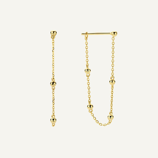 Jackie Bulles De Bruxelles Earrings in 14K Yellow Gold