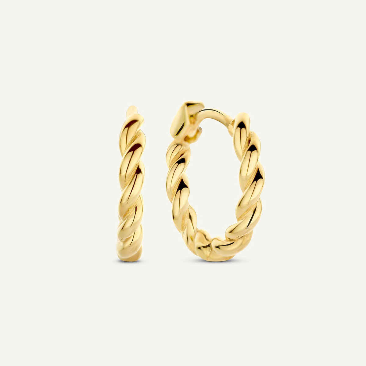 Jackie Litoral Hoops in 14K Yellow Gold