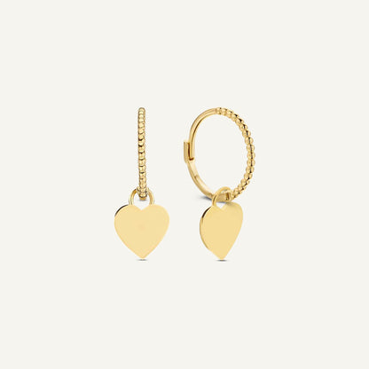 Jackie Corazon Hoops in 14K Yellow Gold