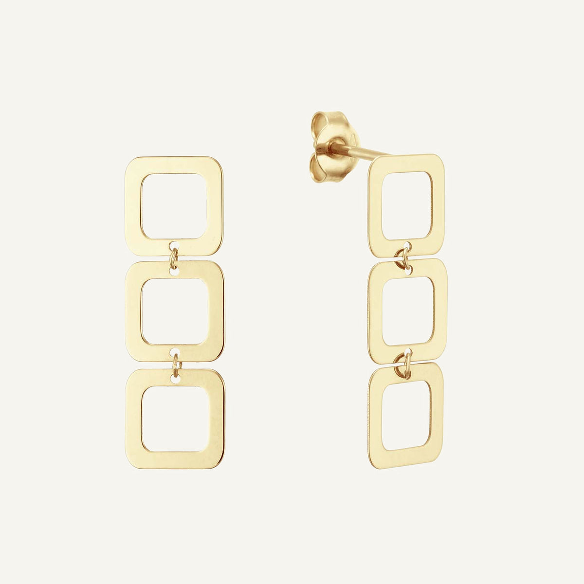 Jackie Laguna Studs in 14K Yellow Gold