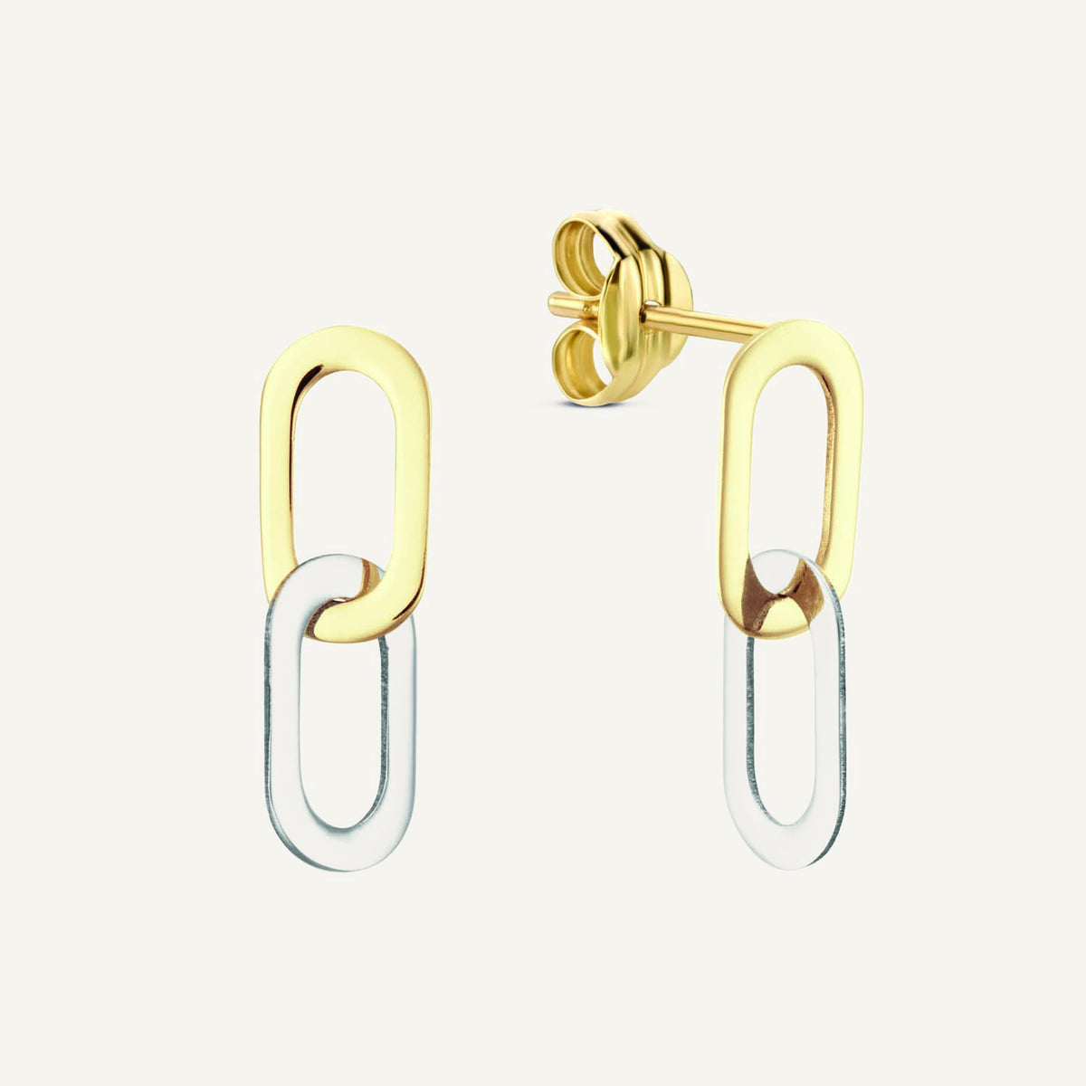 Jackie Cannaregio Bico Studs in 14K Yellow Gold