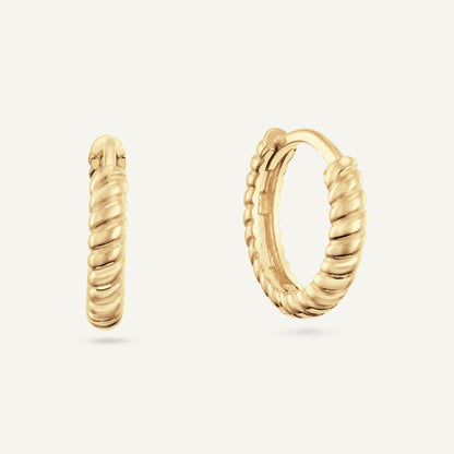 Jackie Cap Ferrat Hoops in 14K Yellow Gold
