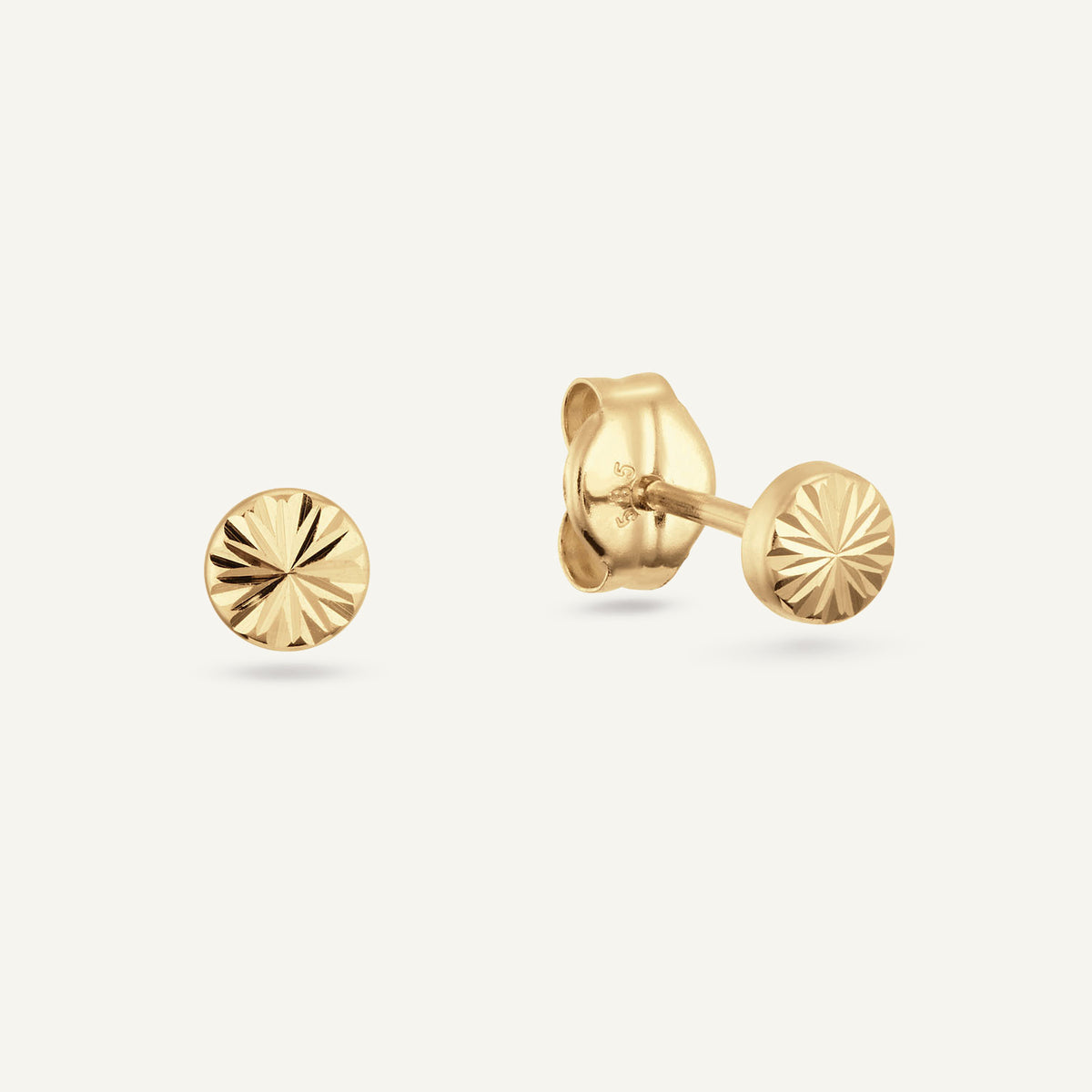 Jackie Soleil Studs in 14K Yellow Gold