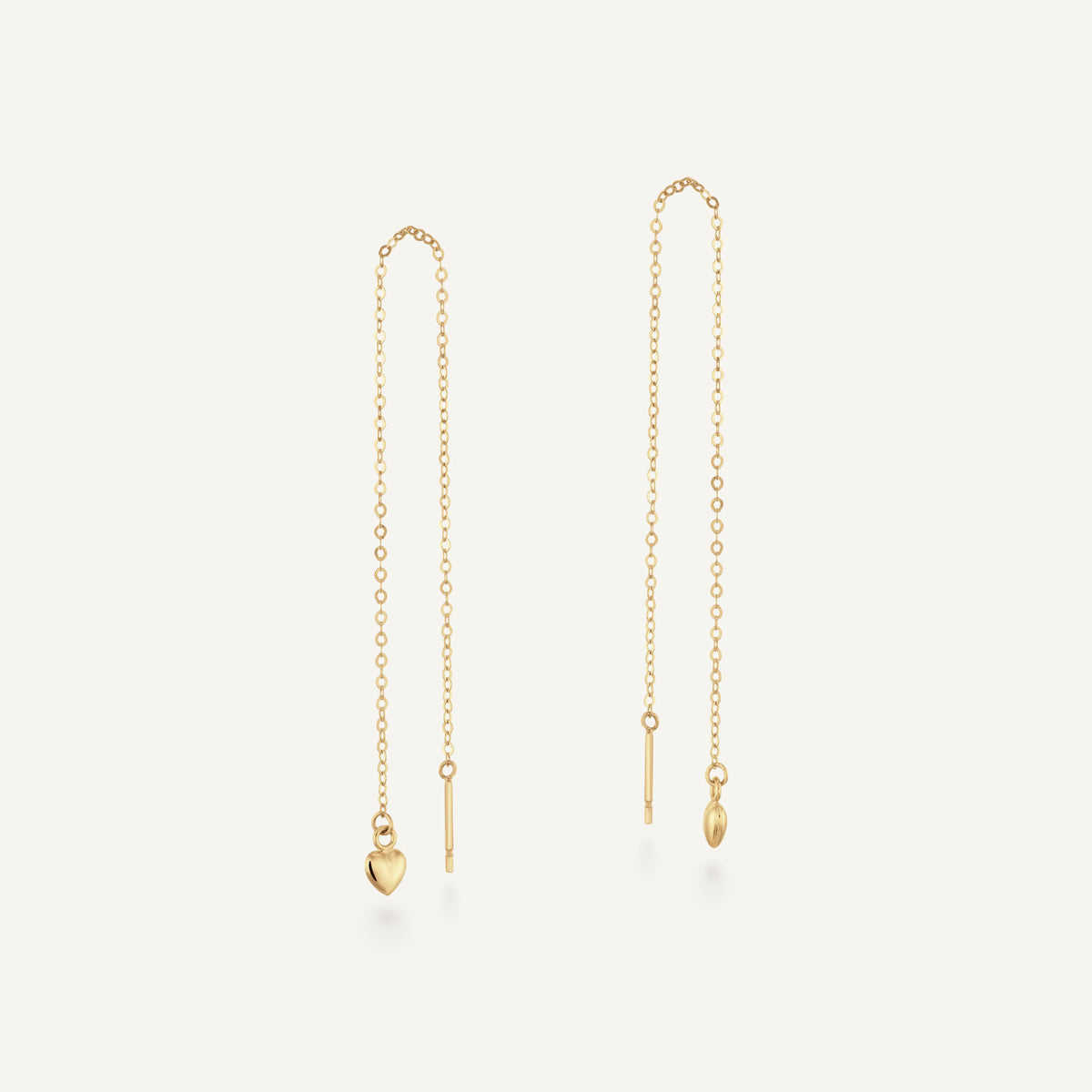 Jackie Amoureuse Threader Earring in 14K Yellow Gold